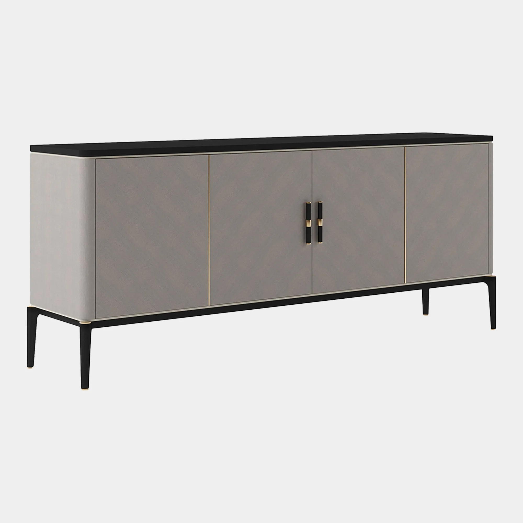 Evora - 4 Door Sideboard In Oak Finish