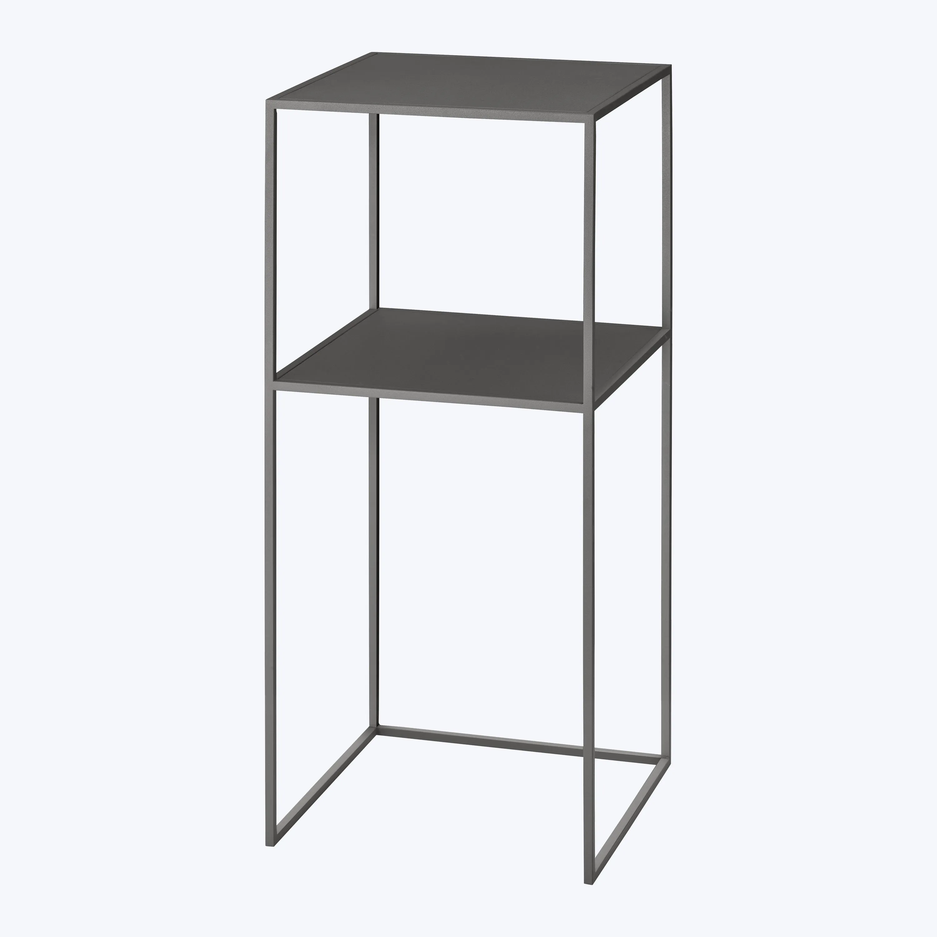 Fera Pedestal Table with Shelf
