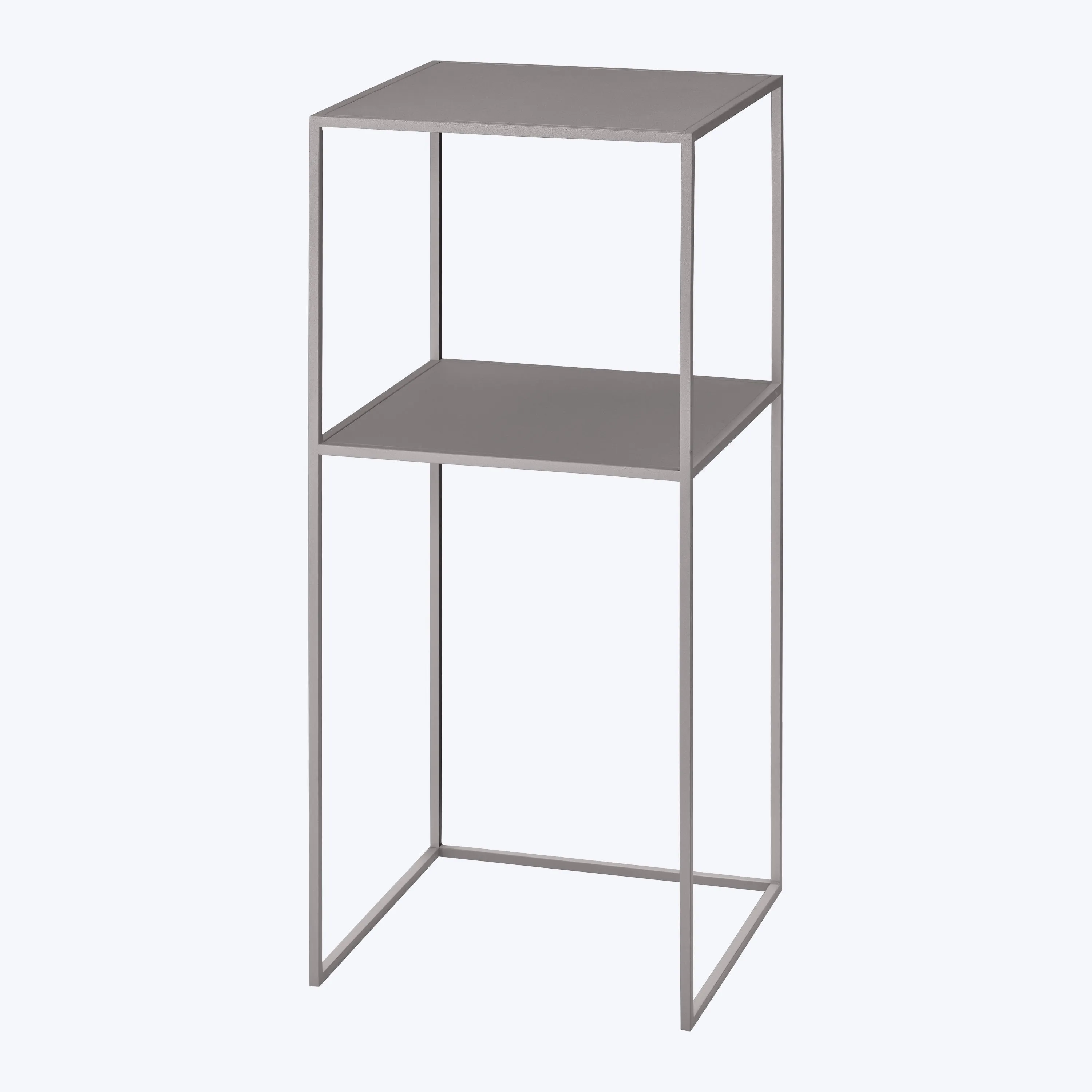Fera Pedestal Table with Shelf