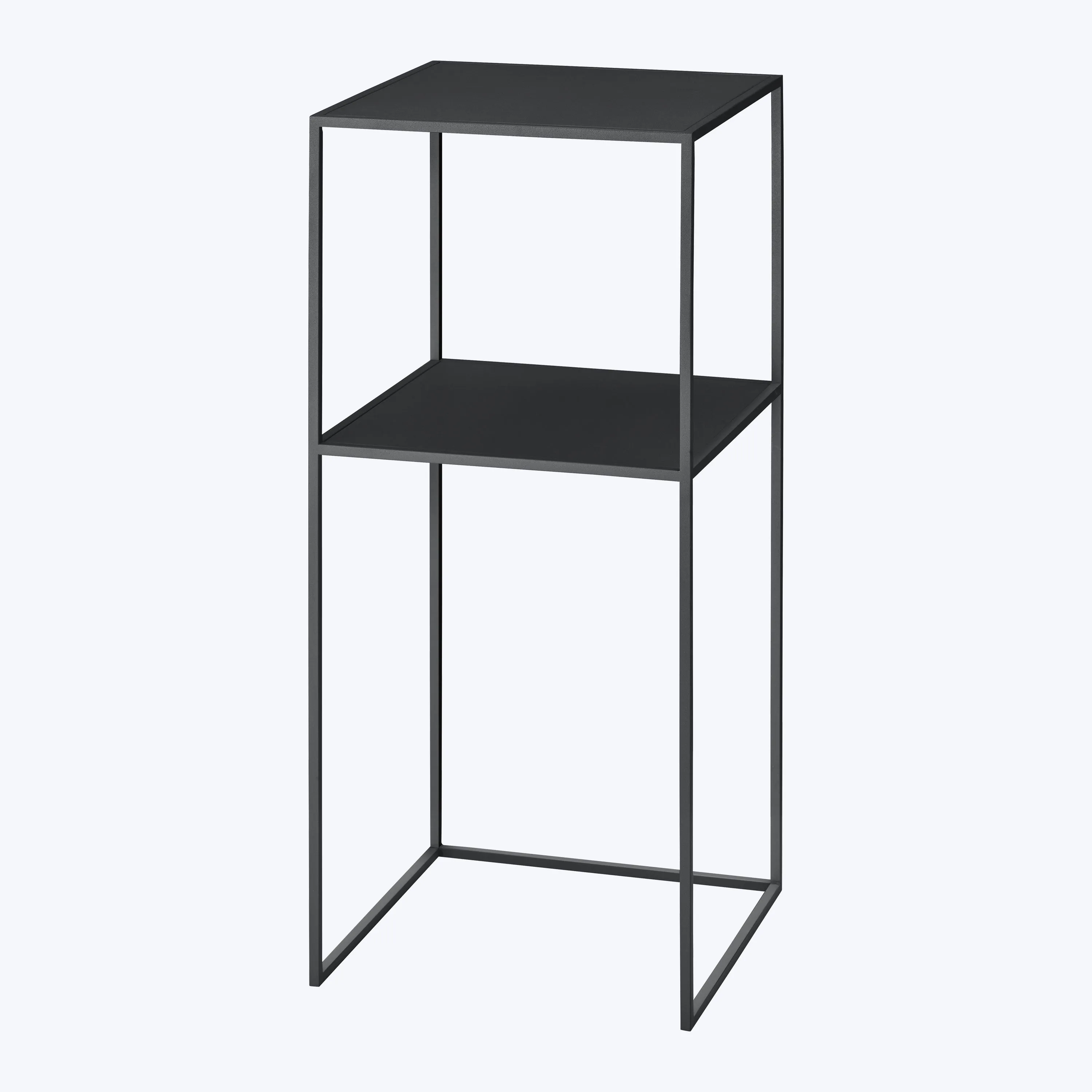 Fera Pedestal Table with Shelf