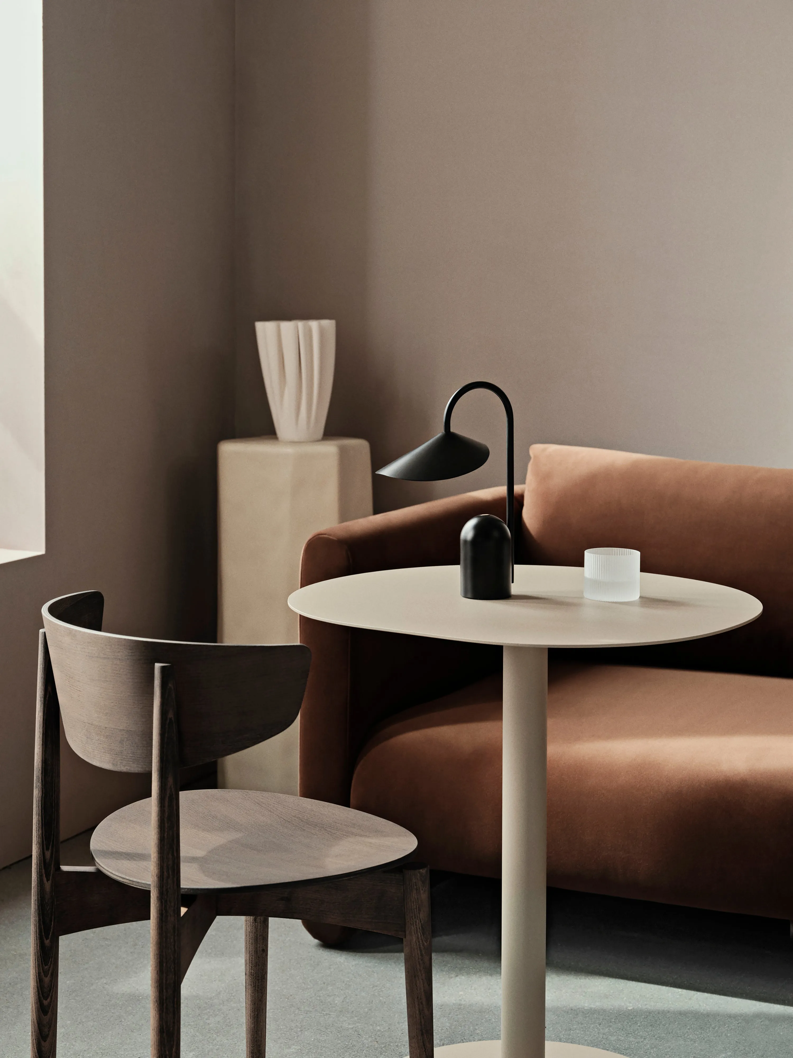 Ferm Living Herman Dining Chair Wood Dark Stained Beech
