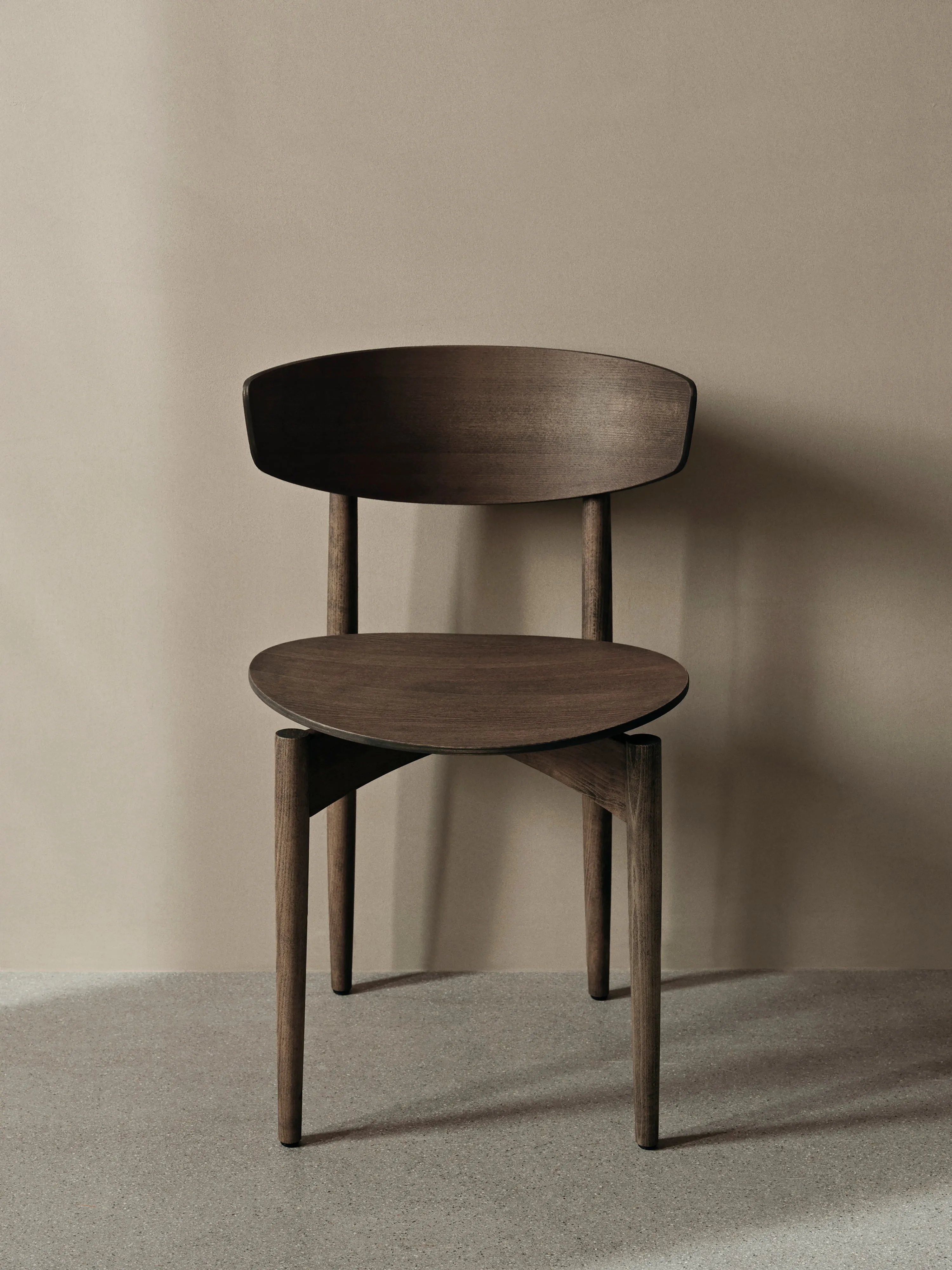 Ferm Living Herman Dining Chair Wood Dark Stained Beech