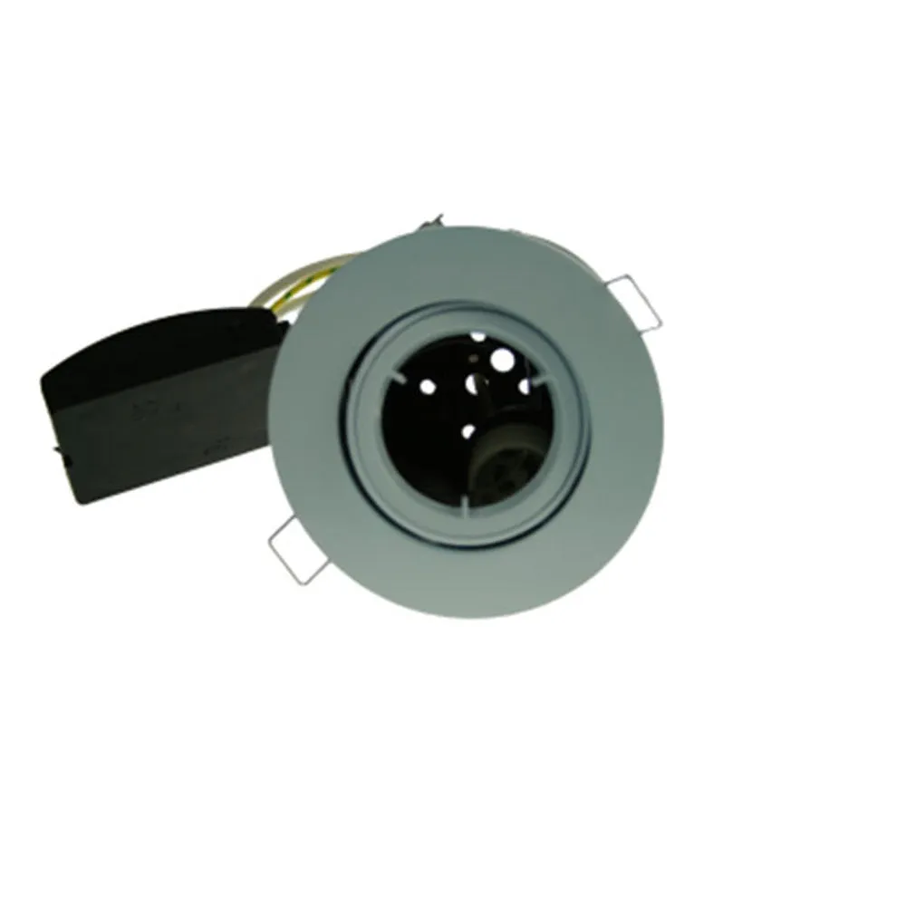 Fire Rated Downlight SUN121SC GU10 Tilt - White Die-Cast