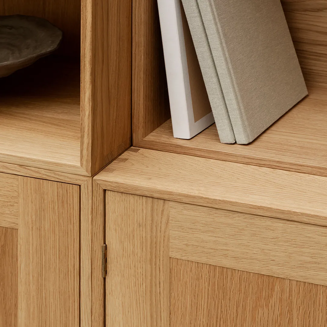 FK631110 Deep Bookcase w/ 2 Shelves