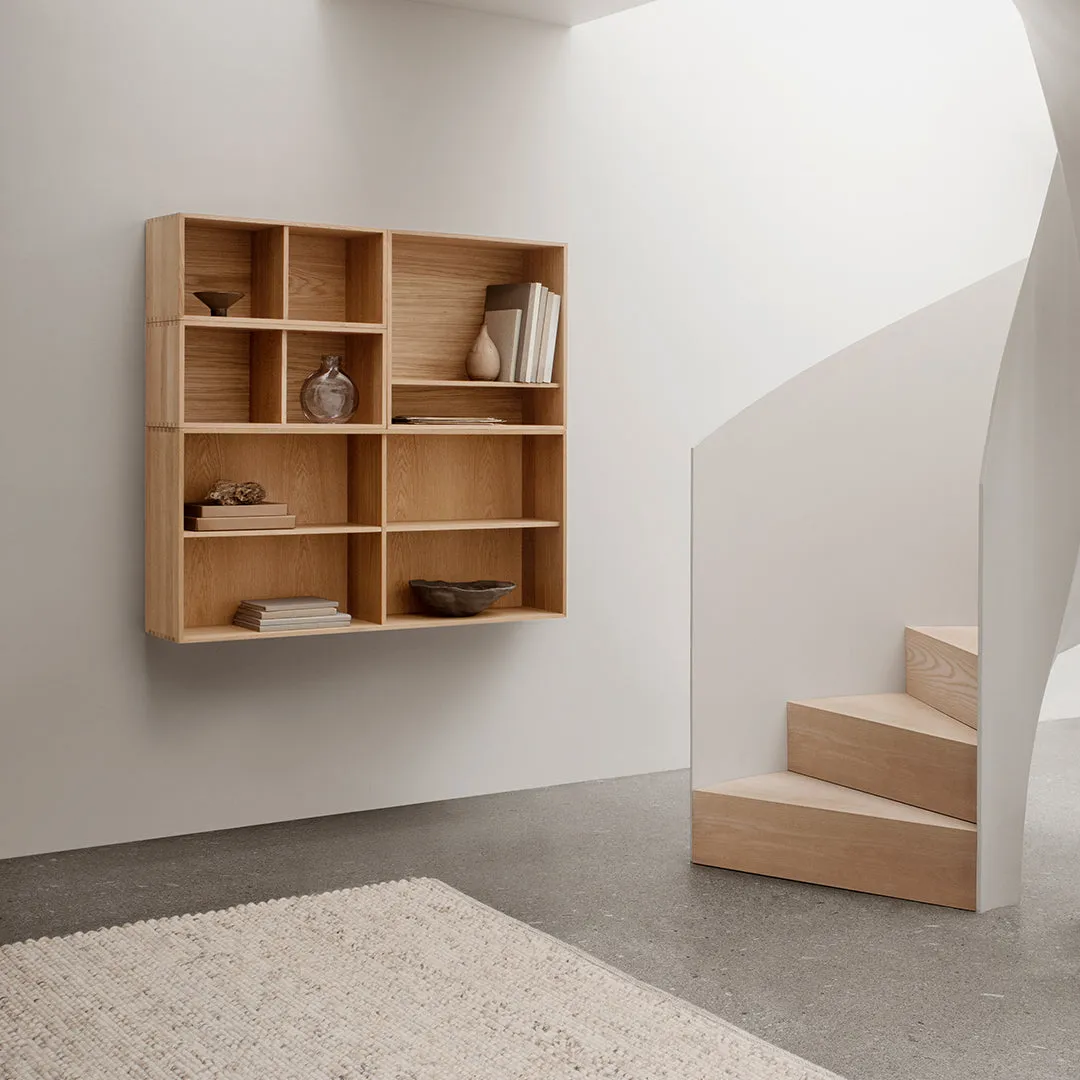 FK631110 Deep Bookcase w/ 2 Shelves