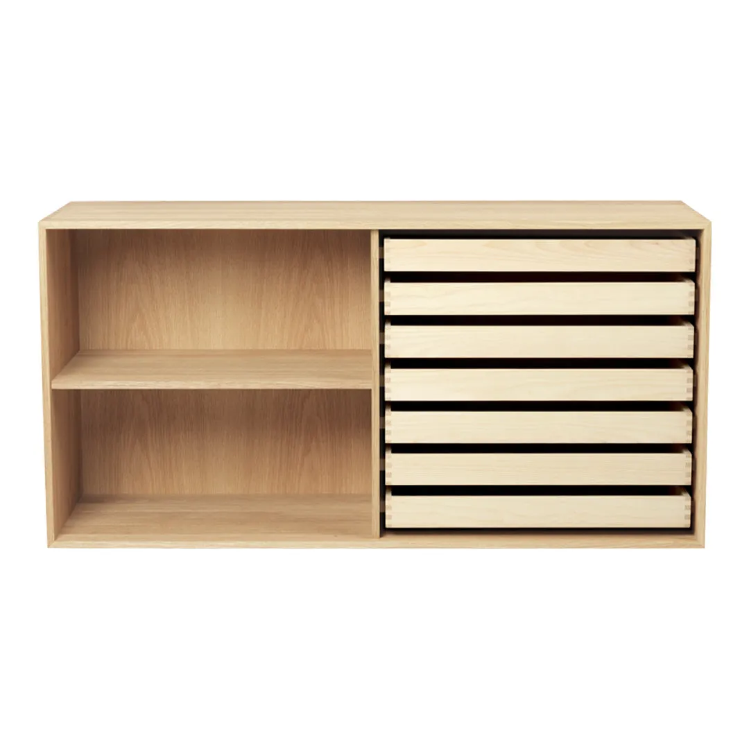 FK632110 Deep Bookcase w/ 7 Trays