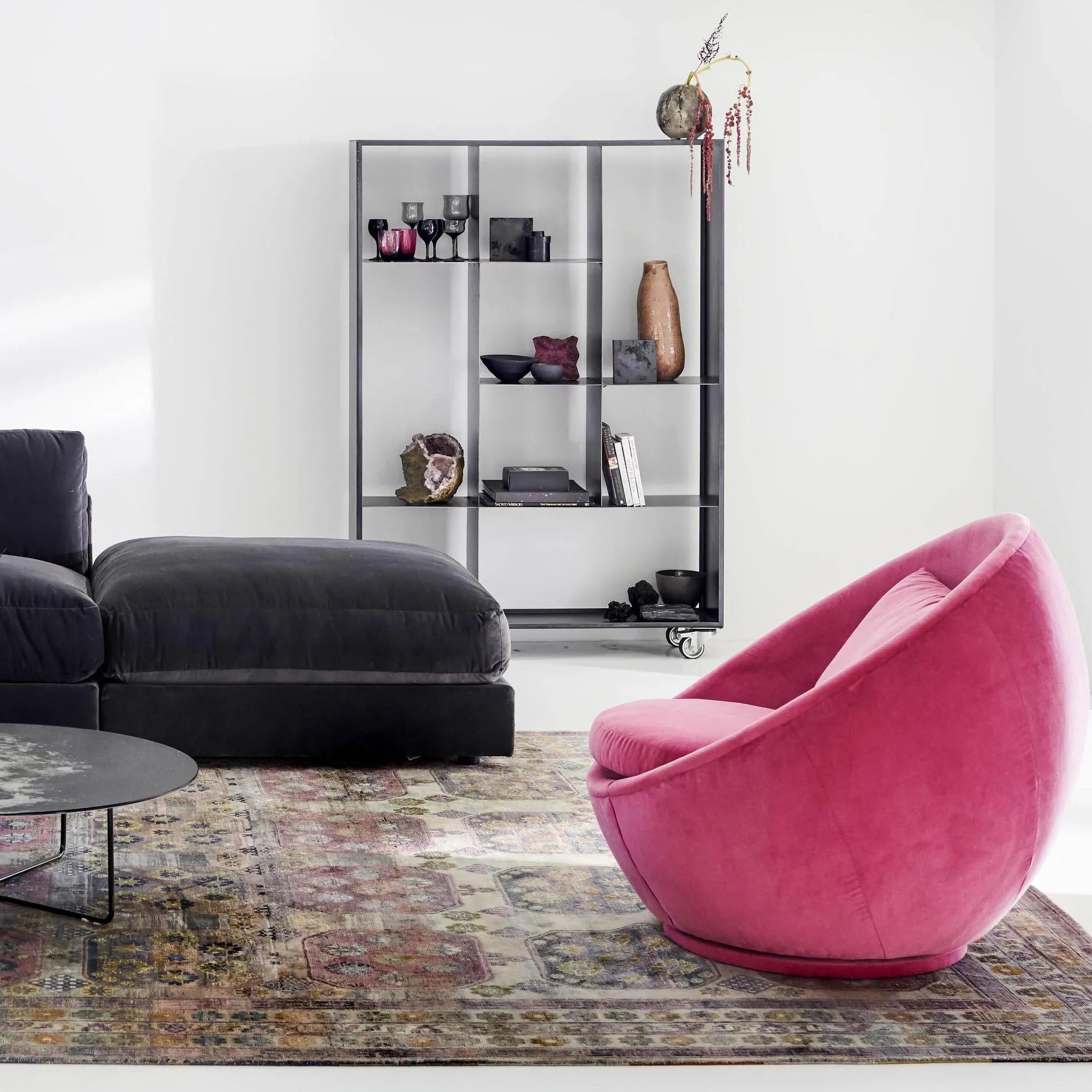 Flatiron Rolling Bookcase