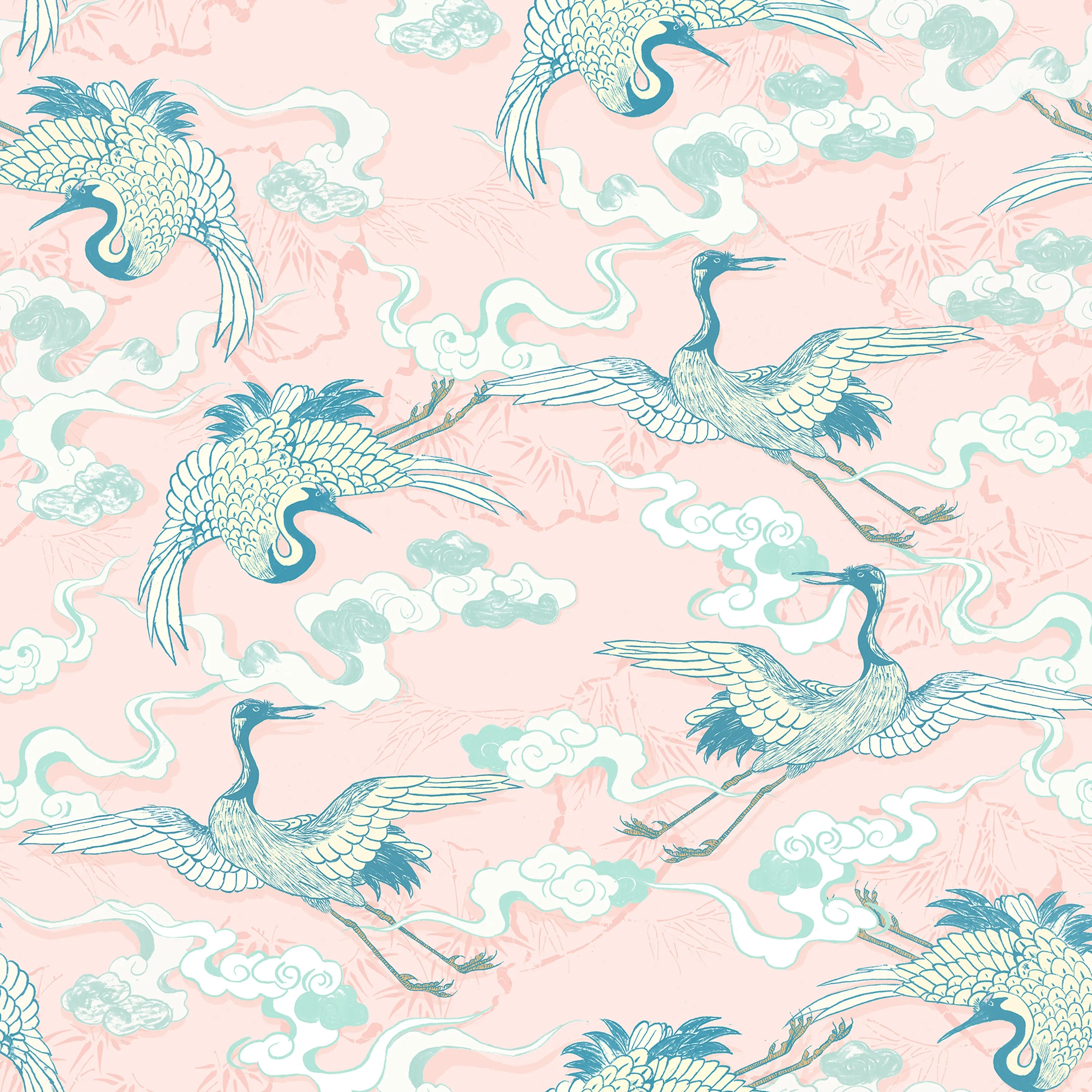 Floating Dreamy Cranes