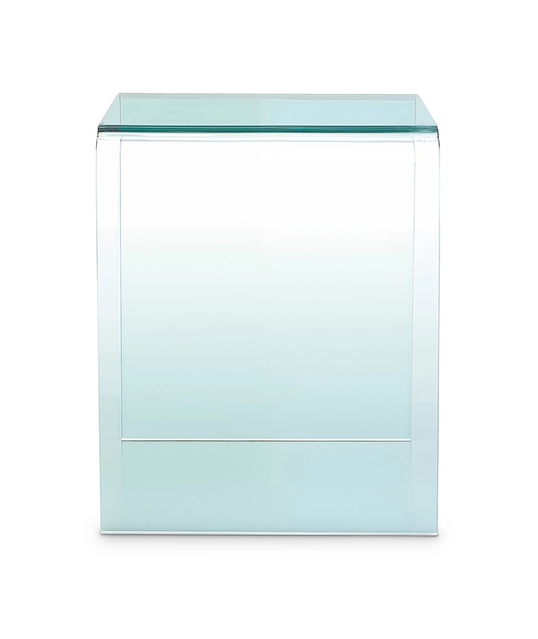 Flow II 23.75" End Table - Glass