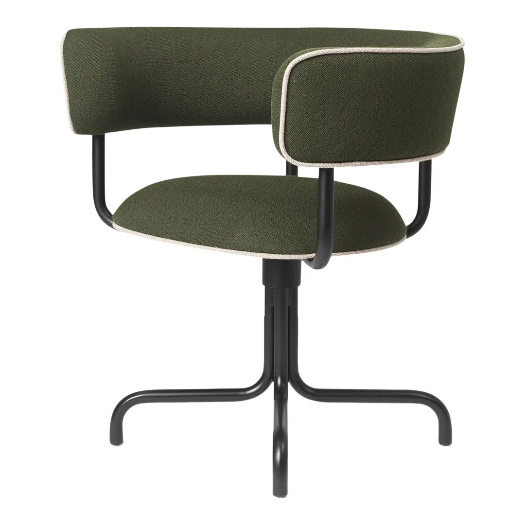 Font Swivel Dining Armchair