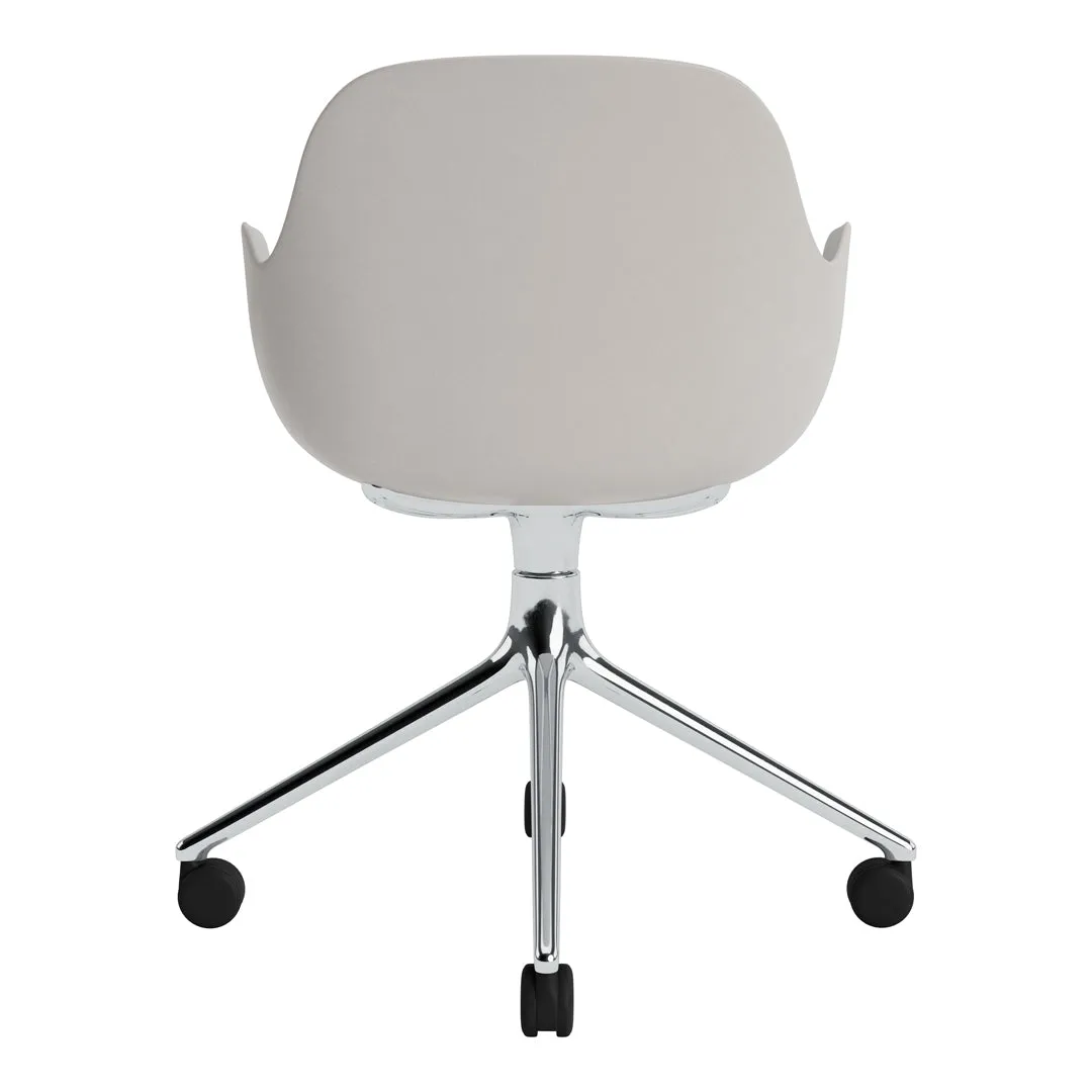 Form Armchair - 4W Swivel Base