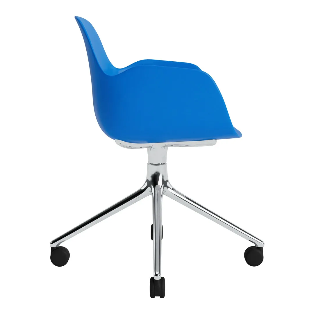 Form Armchair - 4W Swivel Base