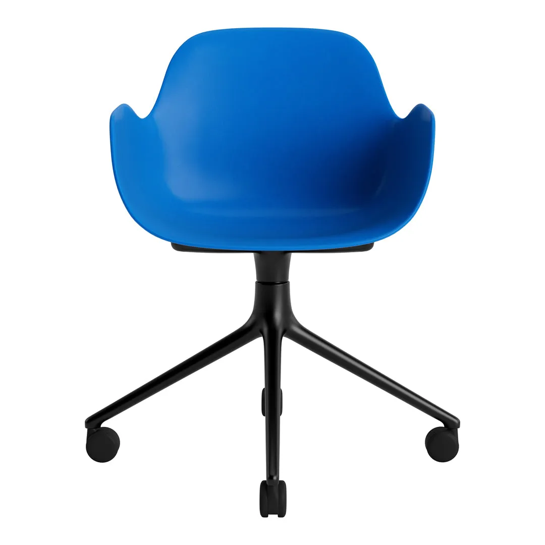Form Armchair - 4W Swivel Base