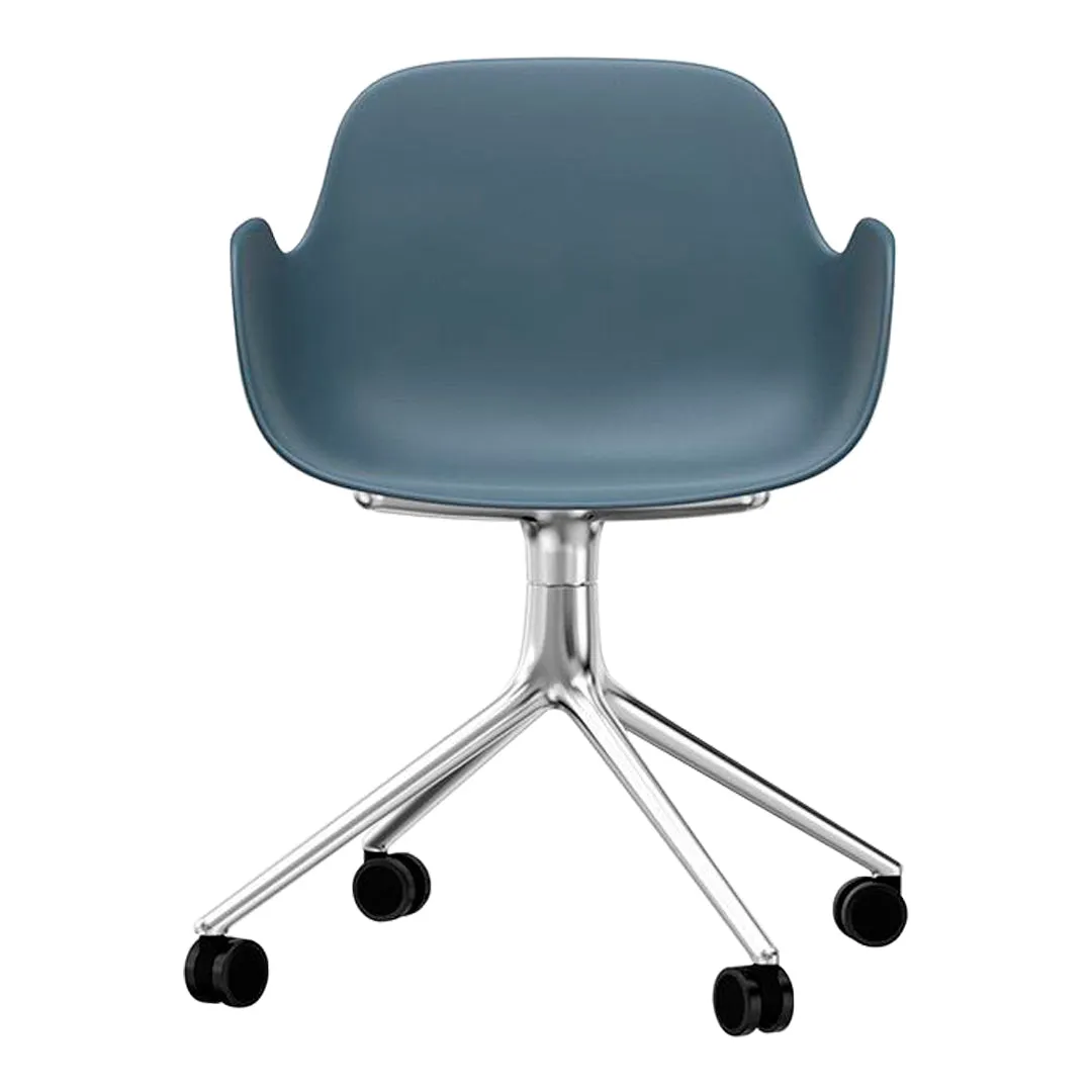Form Armchair - 4W Swivel Base