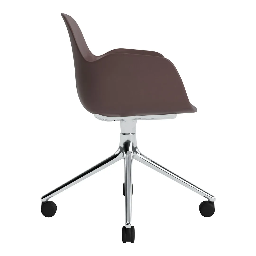 Form Armchair - 4W Swivel Base