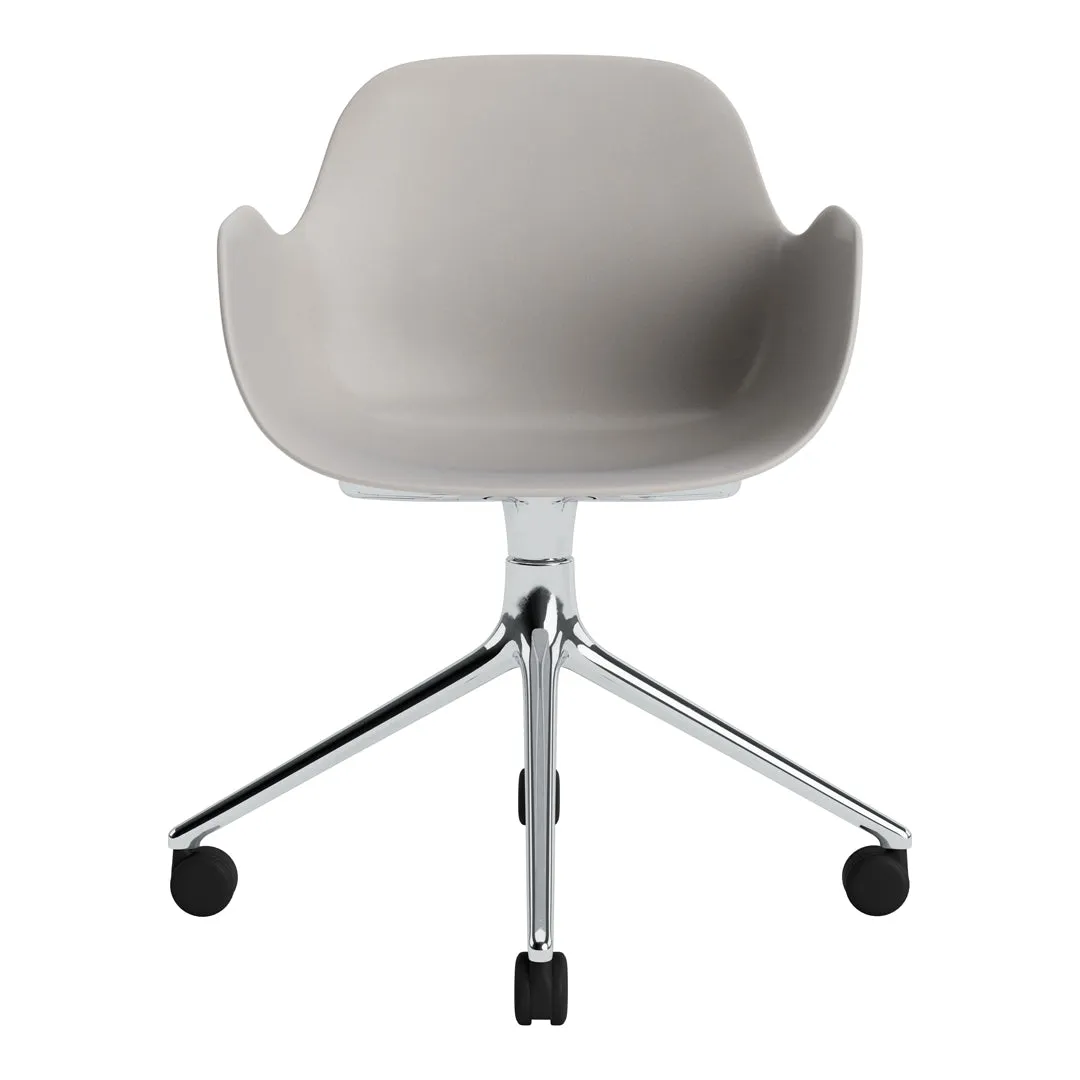 Form Armchair - 4W Swivel Base