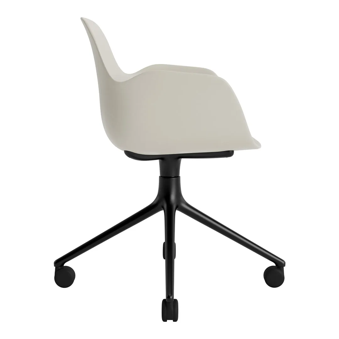 Form Armchair - 4W Swivel Base