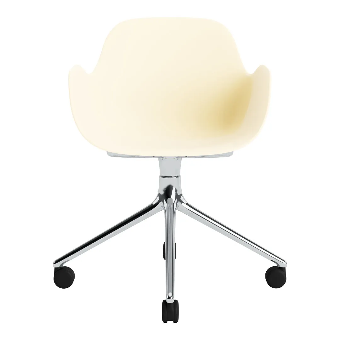 Form Armchair - 4W Swivel Base