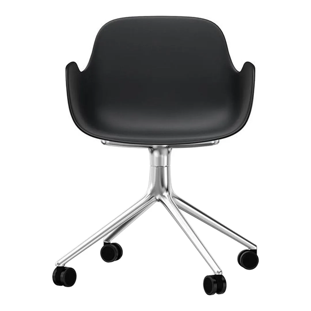 Form Armchair - 4W Swivel Base
