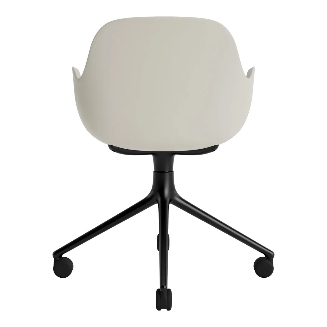 Form Armchair - 4W Swivel Base