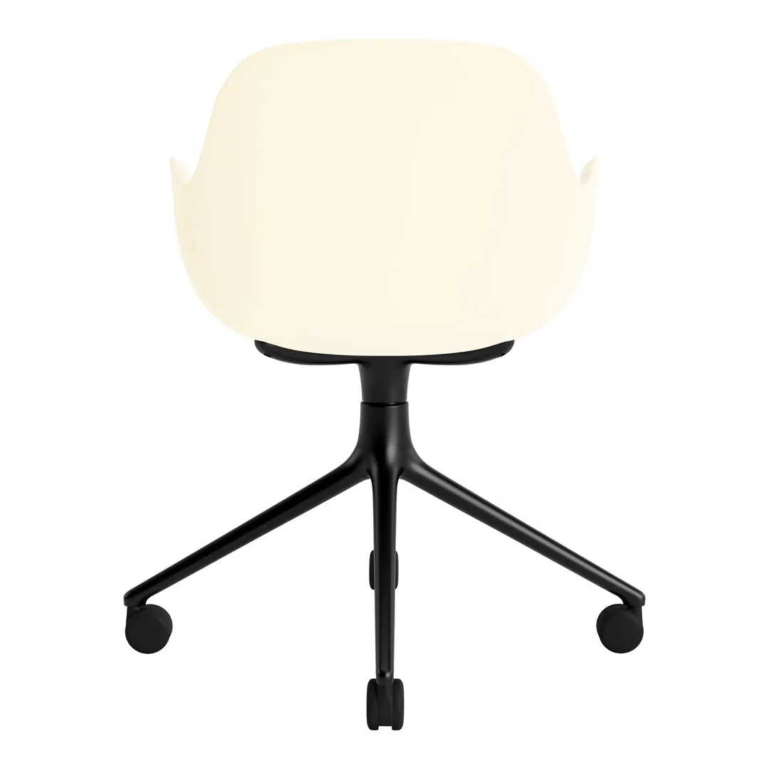 Form Armchair - 4W Swivel Base