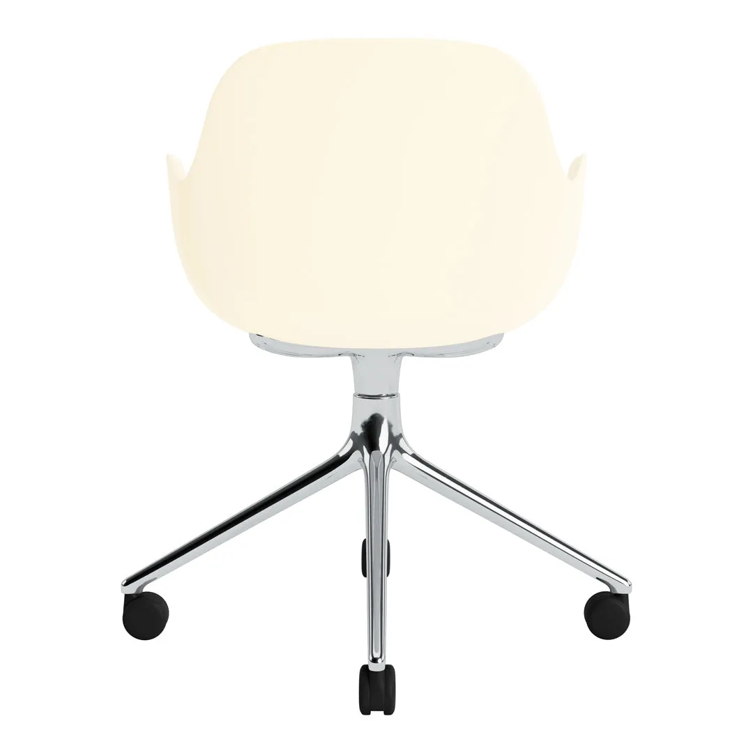 Form Armchair - 4W Swivel Base