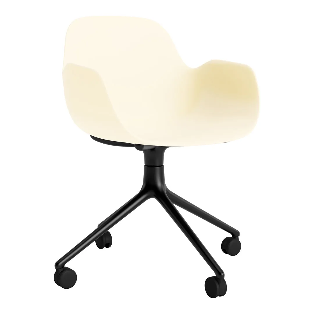 Form Armchair - 4W Swivel Base