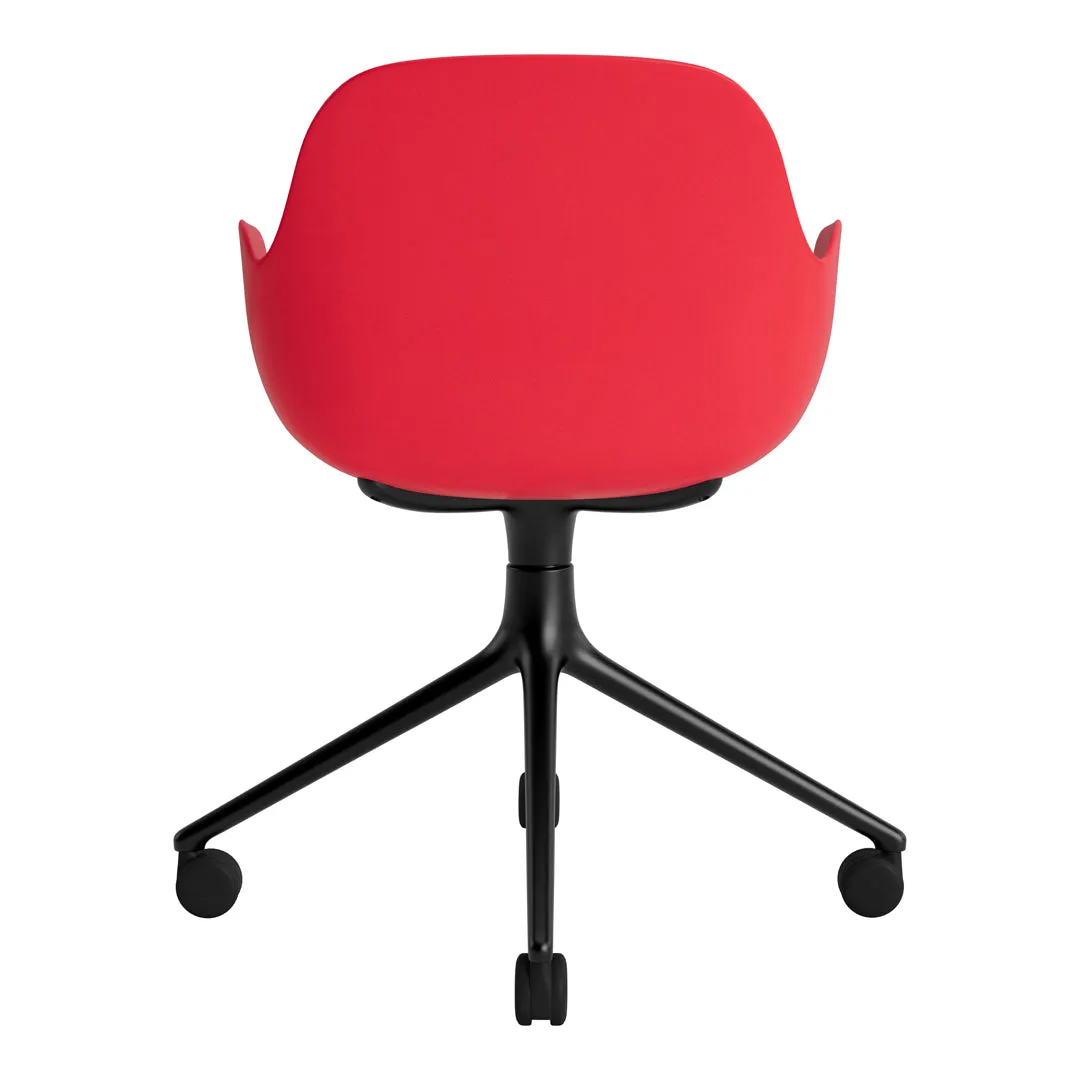 Form Armchair - 4W Swivel Base