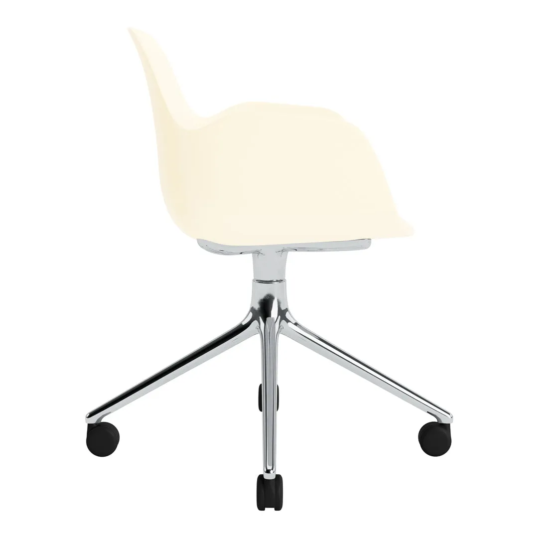 Form Armchair - 4W Swivel Base