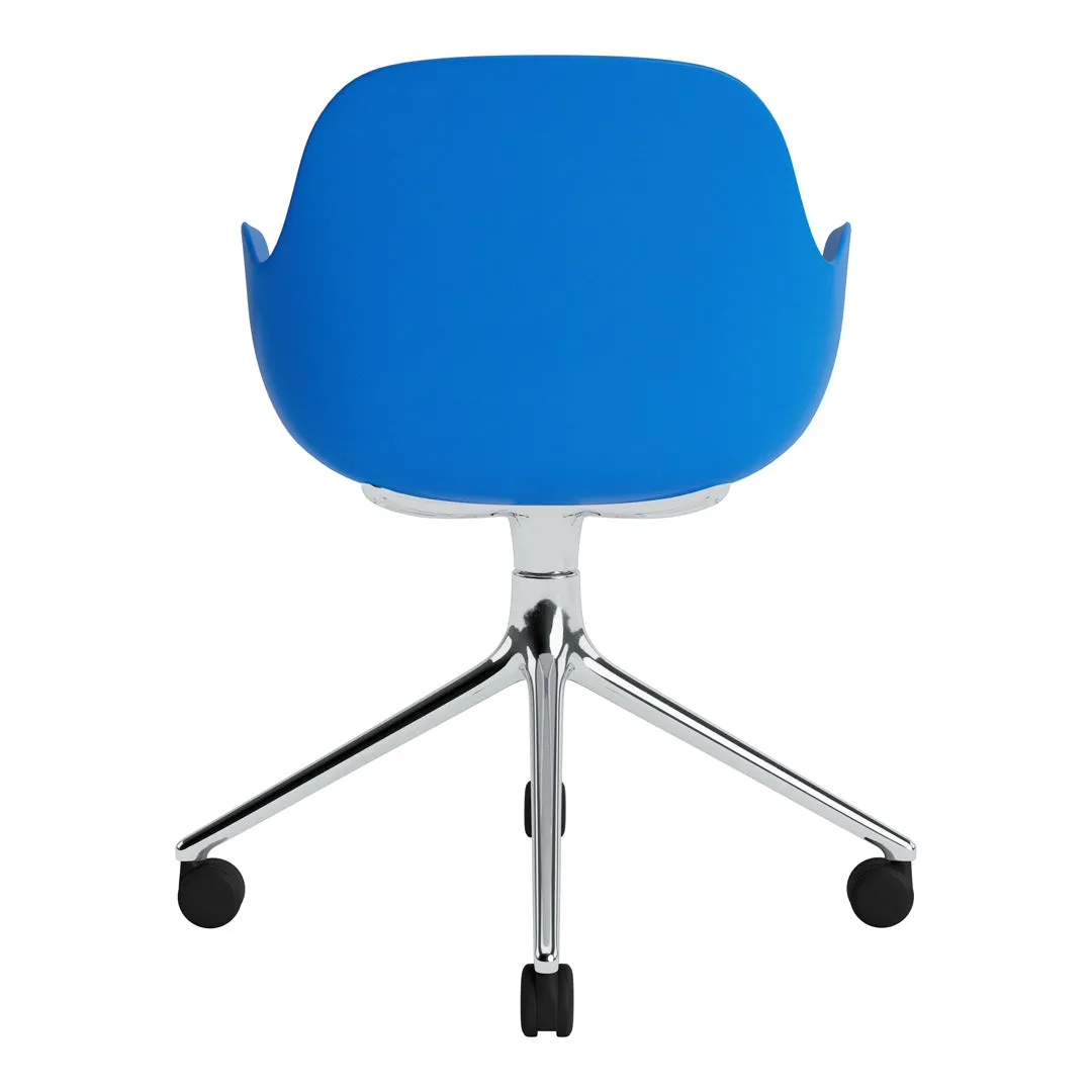Form Armchair - 4W Swivel Base