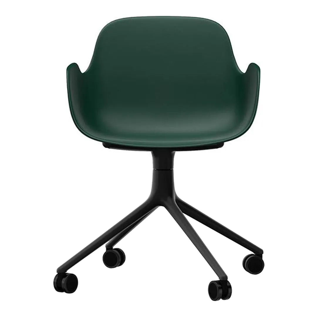 Form Armchair - 4W Swivel Base