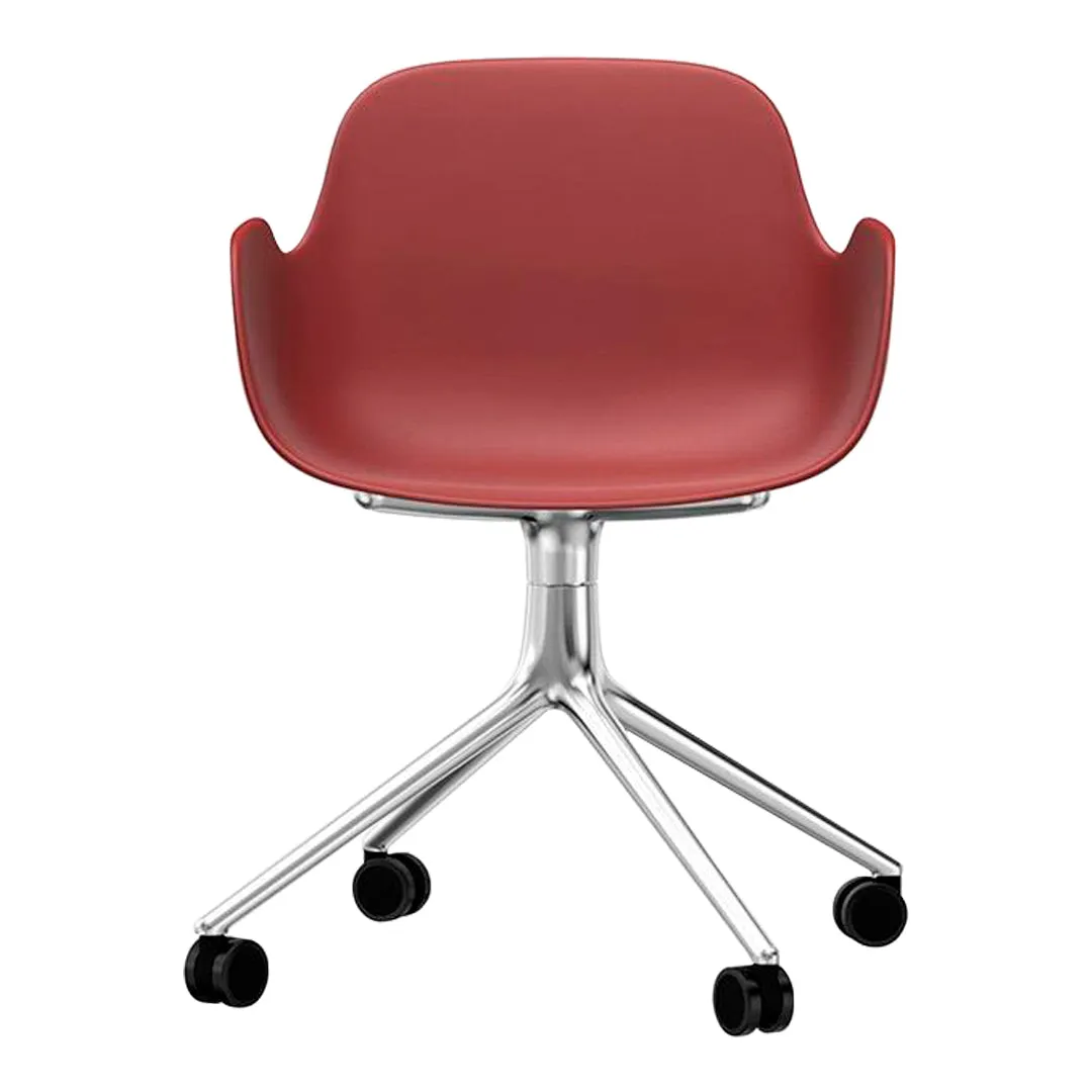 Form Armchair - 4W Swivel Base