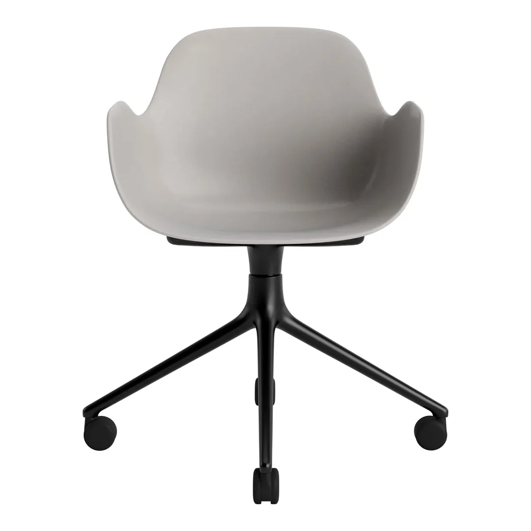 Form Armchair - 4W Swivel Base