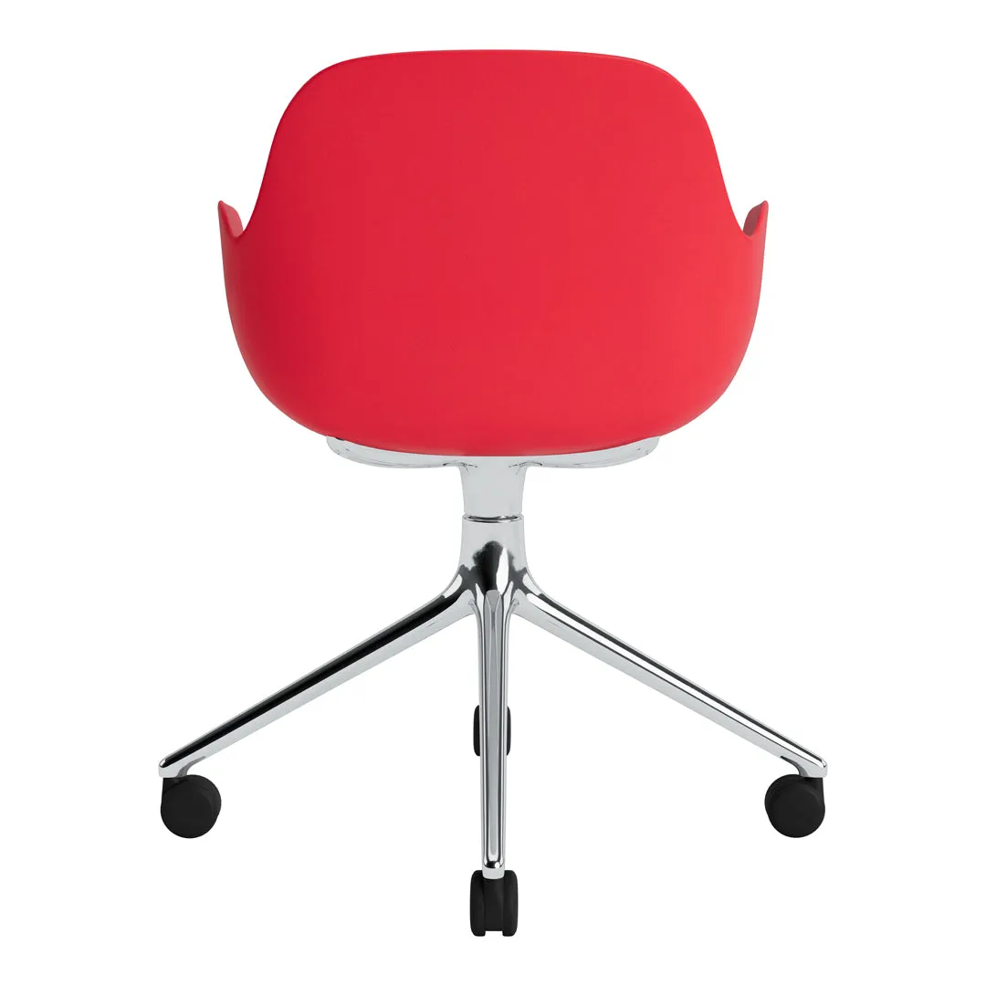Form Armchair - 4W Swivel Base