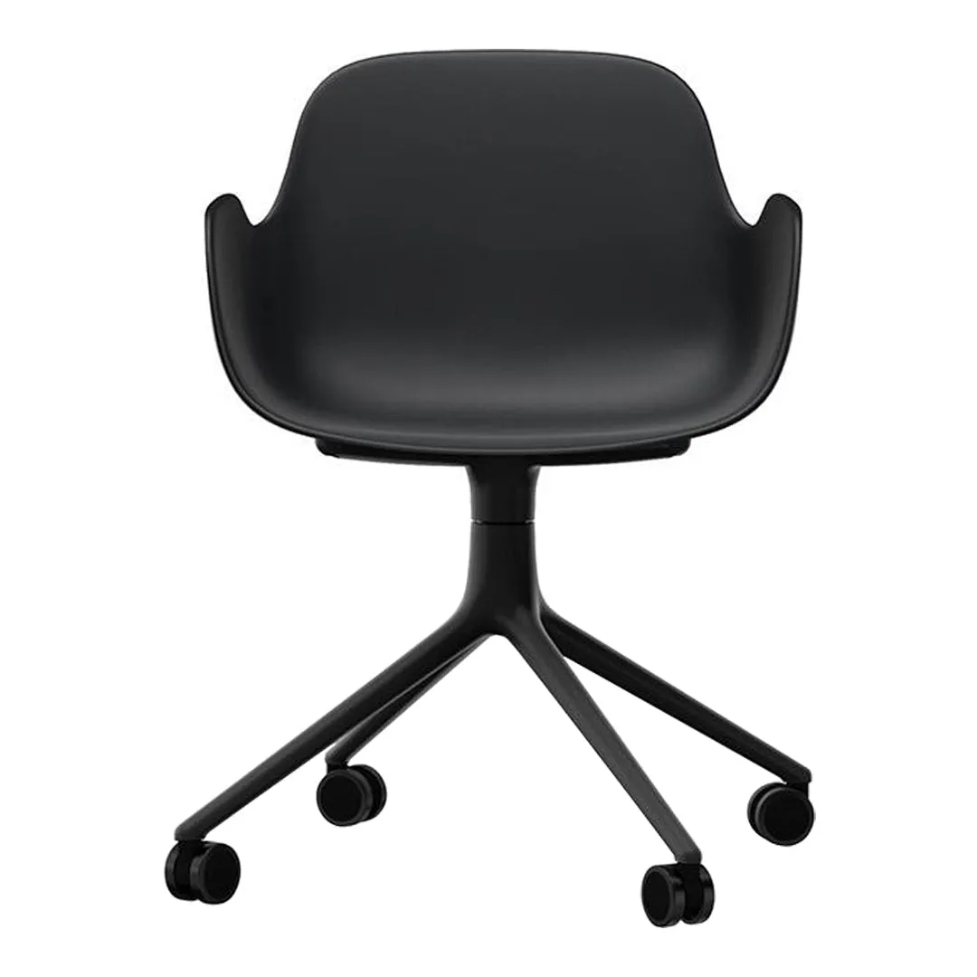 Form Armchair - 4W Swivel Base