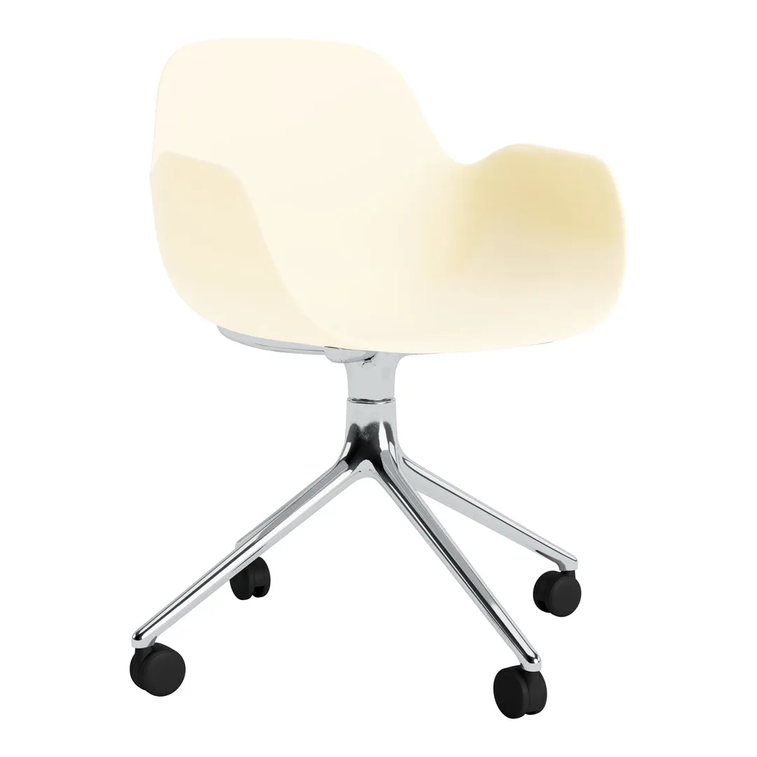 Form Armchair - 4W Swivel Base