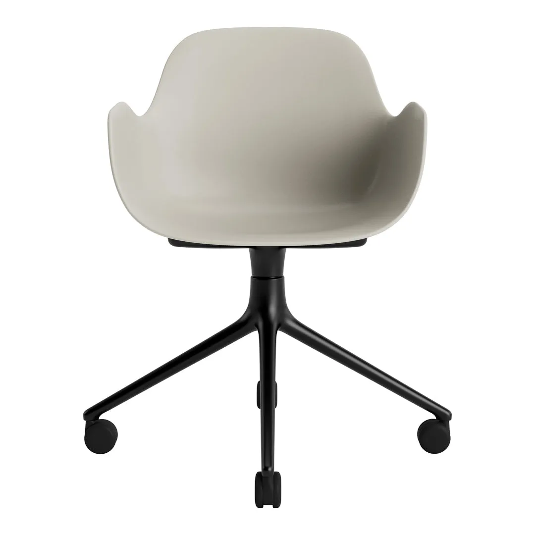Form Armchair - 4W Swivel Base