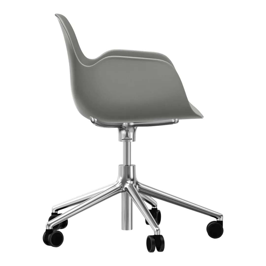 Form Armchair - 5W Swivel Base w/ Gaslift