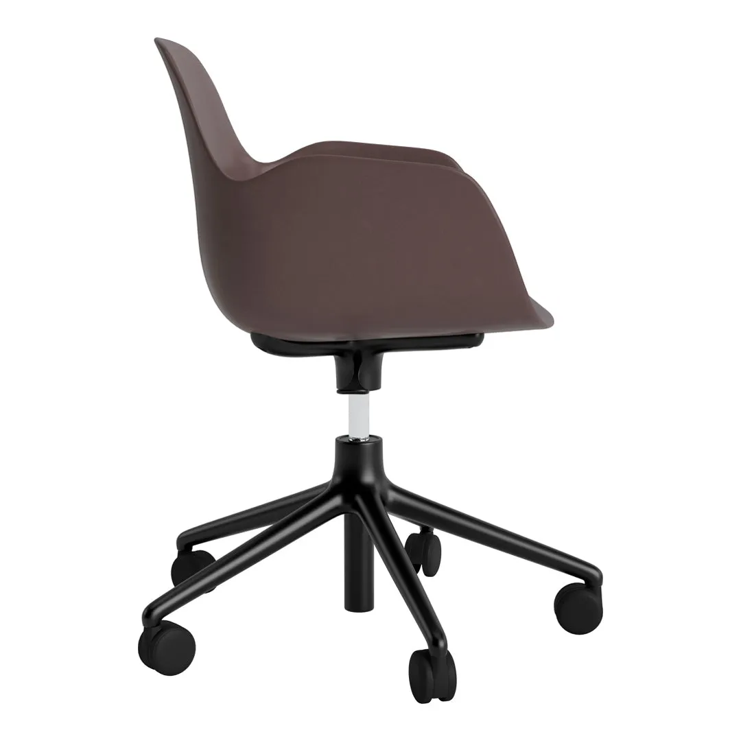 Form Armchair - 5W Swivel Base w/ Gaslift