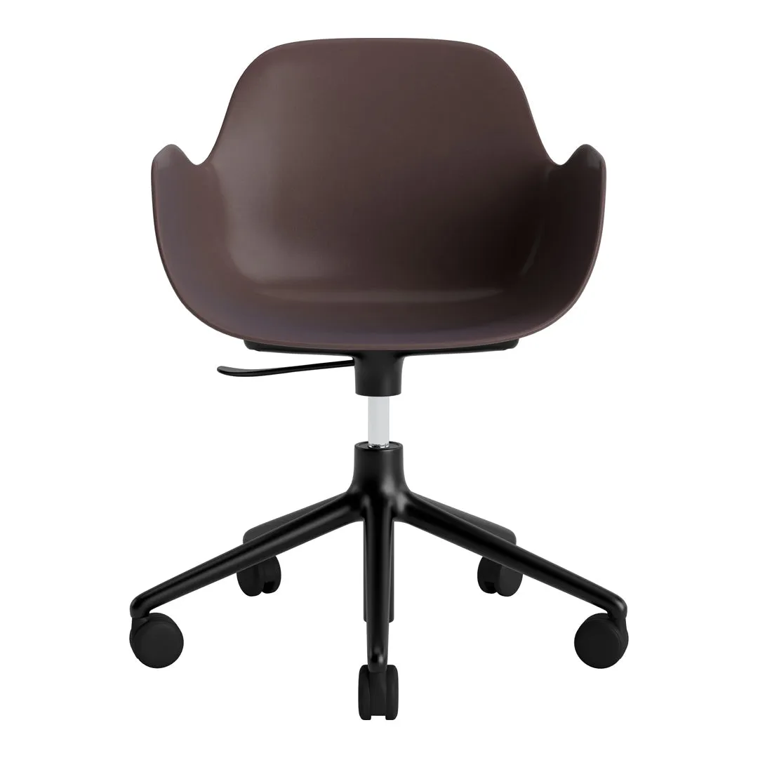 Form Armchair - 5W Swivel Base w/ Gaslift
