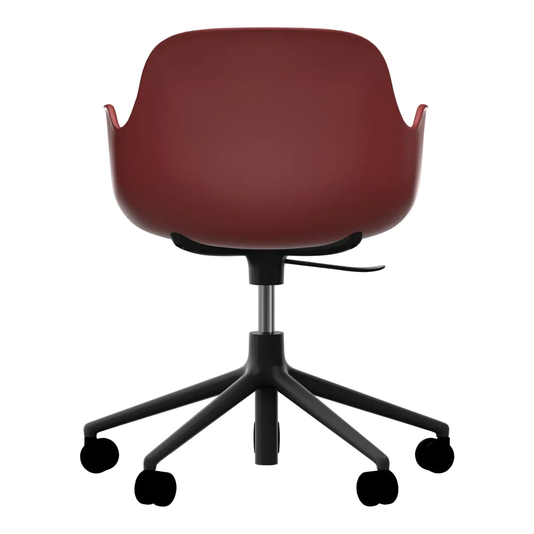 Form Armchair - 5W Swivel Base w/ Gaslift