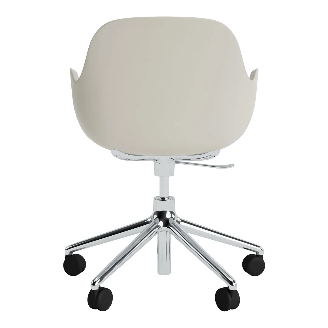 Form Armchair - 5W Swivel Base w/ Gaslift