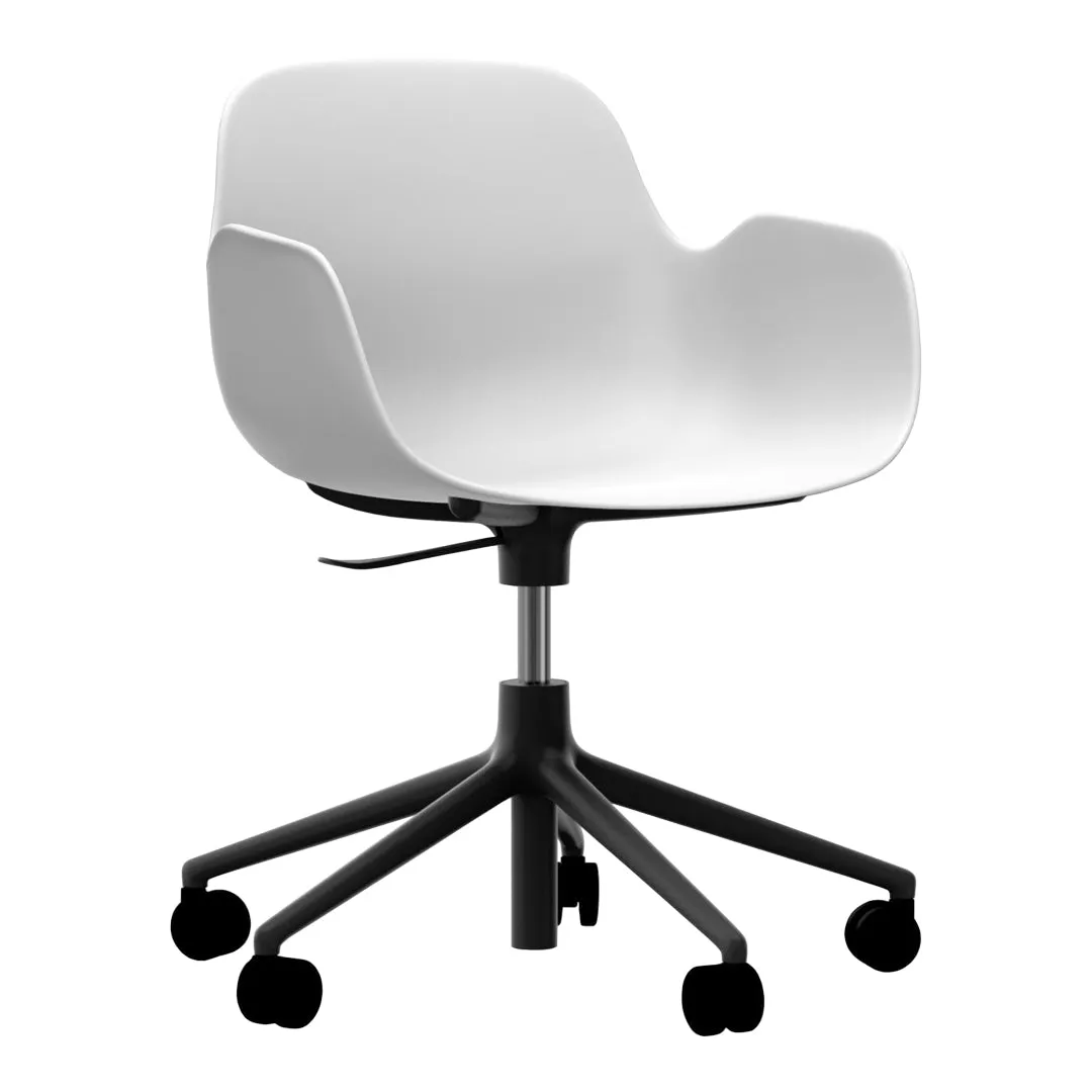 Form Armchair - 5W Swivel Base w/ Gaslift