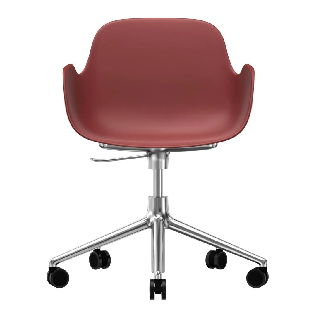 Form Armchair - 5W Swivel Base w/ Gaslift