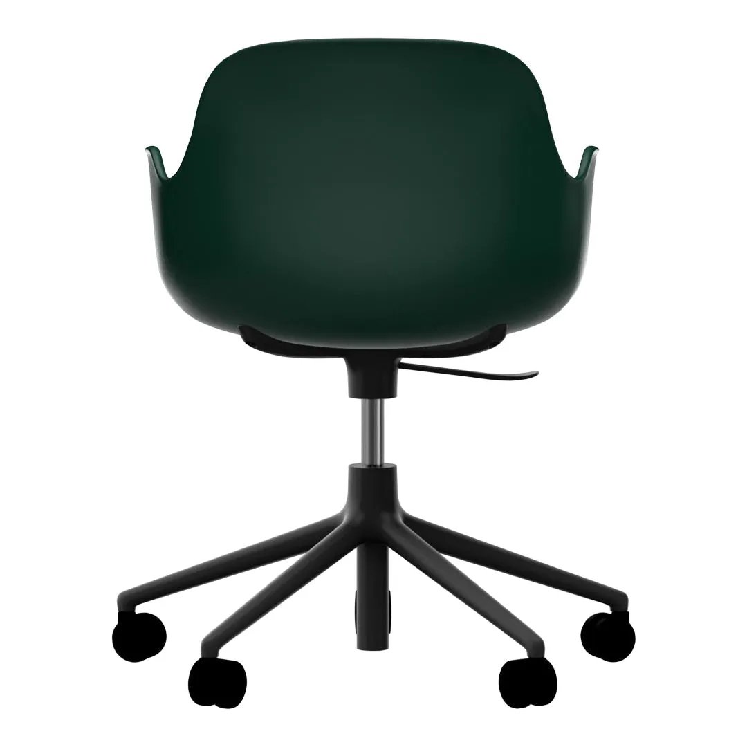 Form Armchair - 5W Swivel Base w/ Gaslift