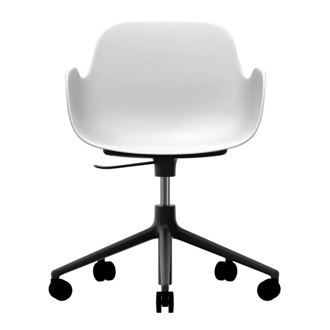 Form Armchair - 5W Swivel Base w/ Gaslift