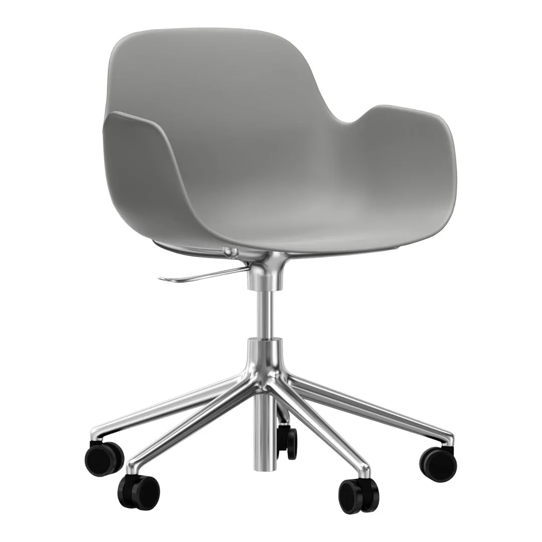 Form Armchair - 5W Swivel Base w/ Gaslift