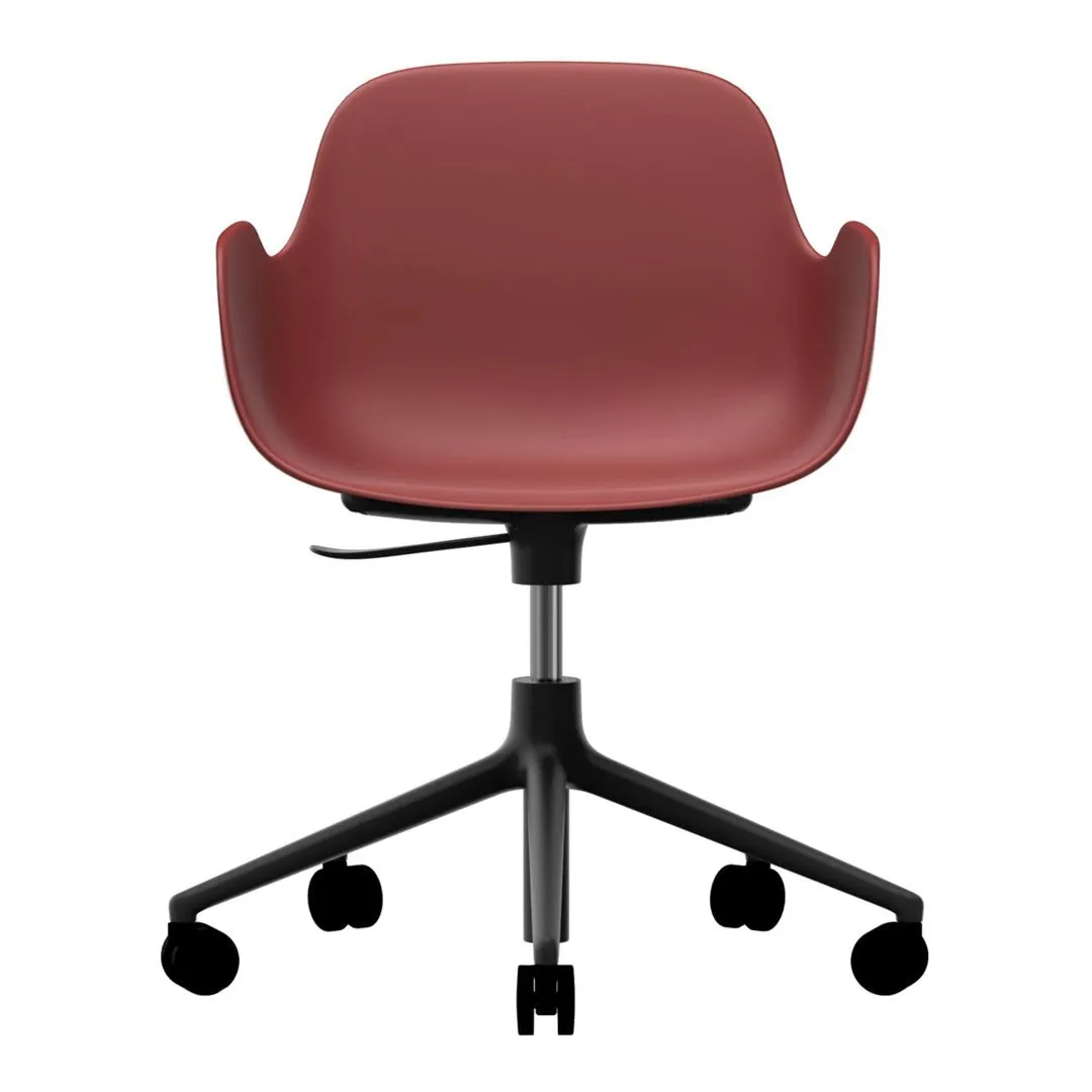 Form Armchair - 5W Swivel Base w/ Gaslift