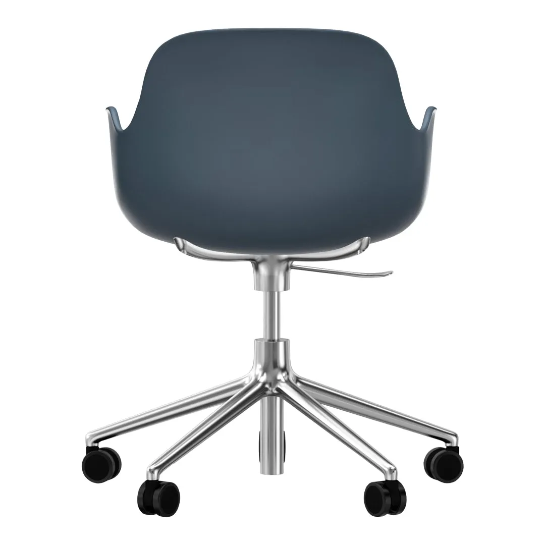 Form Armchair - 5W Swivel Base w/ Gaslift