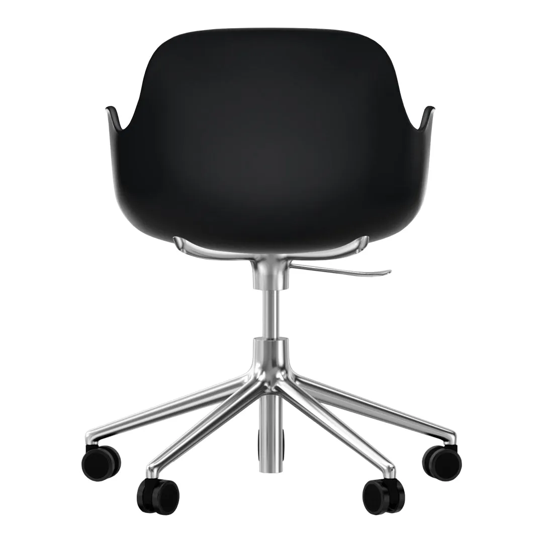 Form Armchair - 5W Swivel Base w/ Gaslift